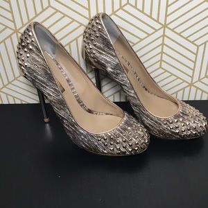 BCBG Maxazaria Real Calf Hair Fur Heels 👠